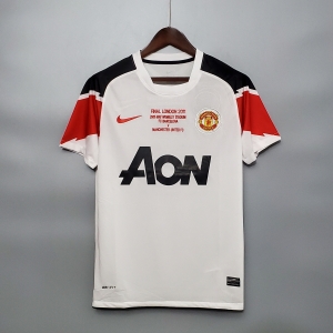 Retro 10/11 Manchester United in the Champions League version away Soccer Jersey