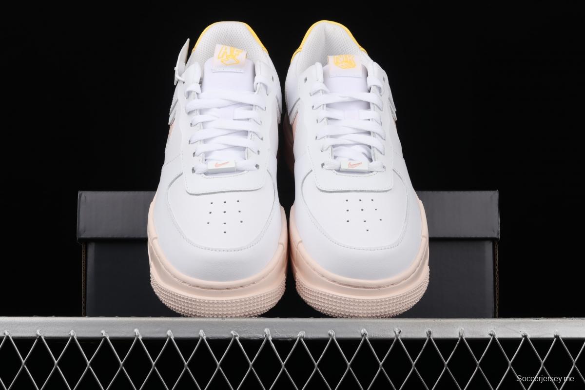 NIKE Air Force 1 Pixel deconstructs Leisure Board shoes DM3054-100 with low Top