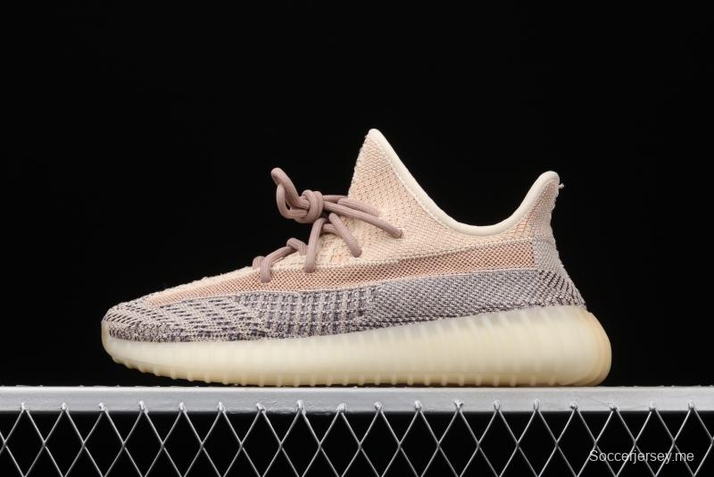 Adidas Yeezy 350 Boost V2 Ash Pear GY7658 Darth Coconut 350 second generation hollowed-out gray pearl color matching