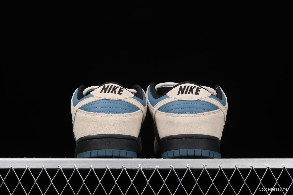 NIKE DUNK Low SB Pro blue and white dunk series low side leisure sports skateboard shoes BQ6817-200