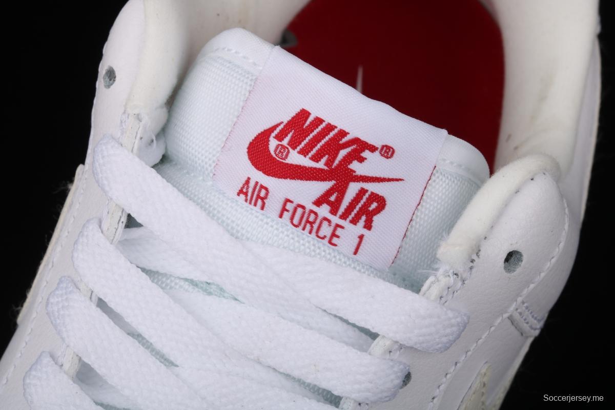 NIKE Air Force 1 ValentineSDAY Valentine's Day Limited low-end fashion leisure sports board shoes DD7117-100