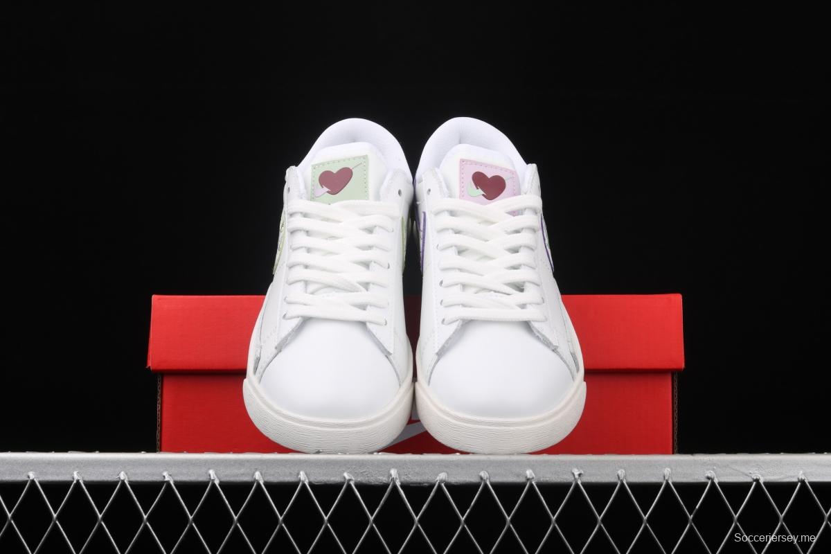 NIKE Blazer Low SE Valentine's Day shallow-cut sole retro classic Blazers leisure sports board shoes CT5750-100