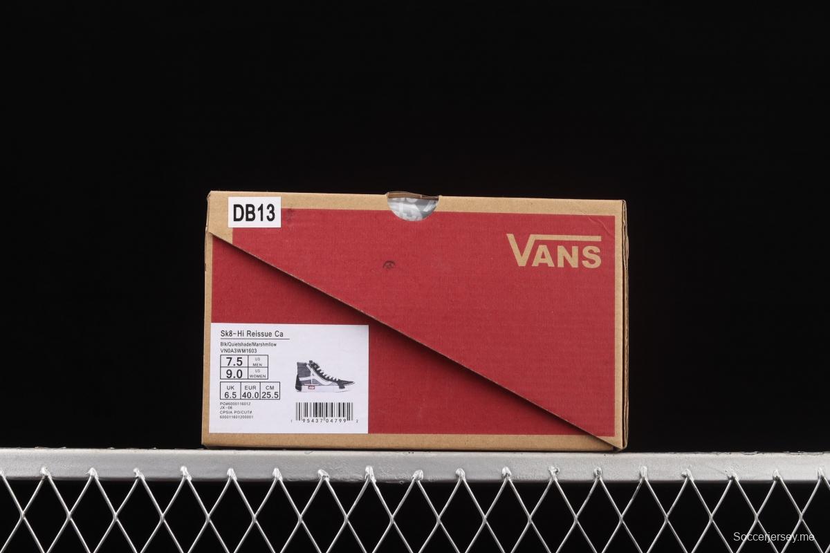 Vans SK8-Hi Reissue Ca Vance deconstructs and splices VN0A3WM1603 of high-top vulcanized shoes