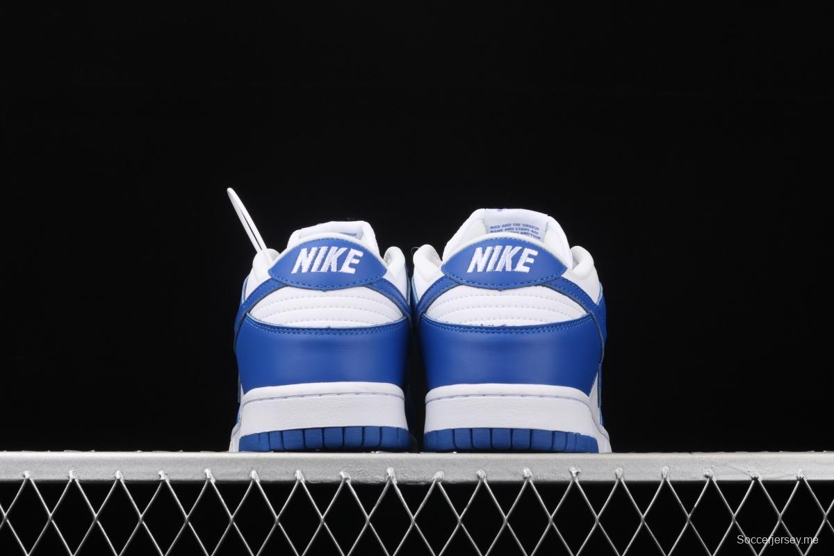 NIKE SB DUNK Low Pro Kentucky White Blue University of Kentucky Board shoes CU1726-100