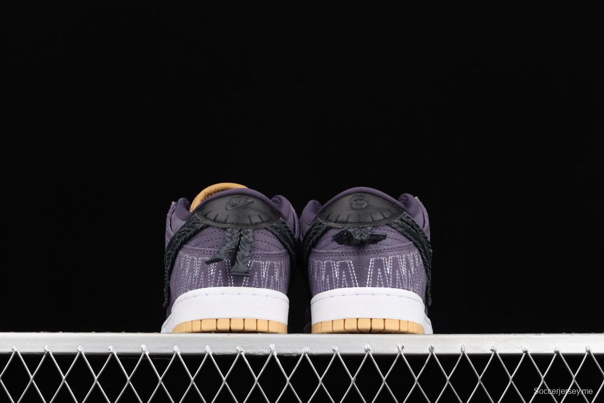 NIKE SB DUNK Low limited color N7 purple dunk series vintage low-top skateboard shoes DN1441-500