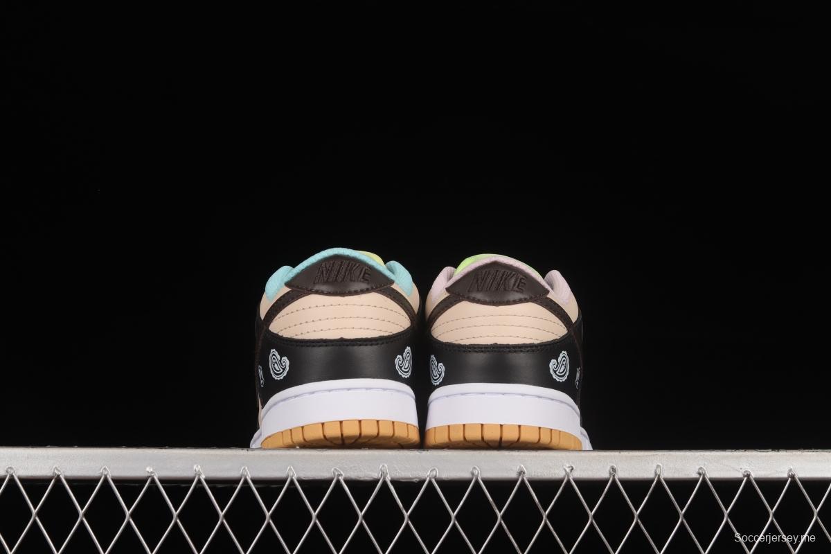 NIKE DUNK Low SE Free .99 Cashew Flower SB Buckle Shredded Backboard Fashion Casual Sneakers DH0952-001