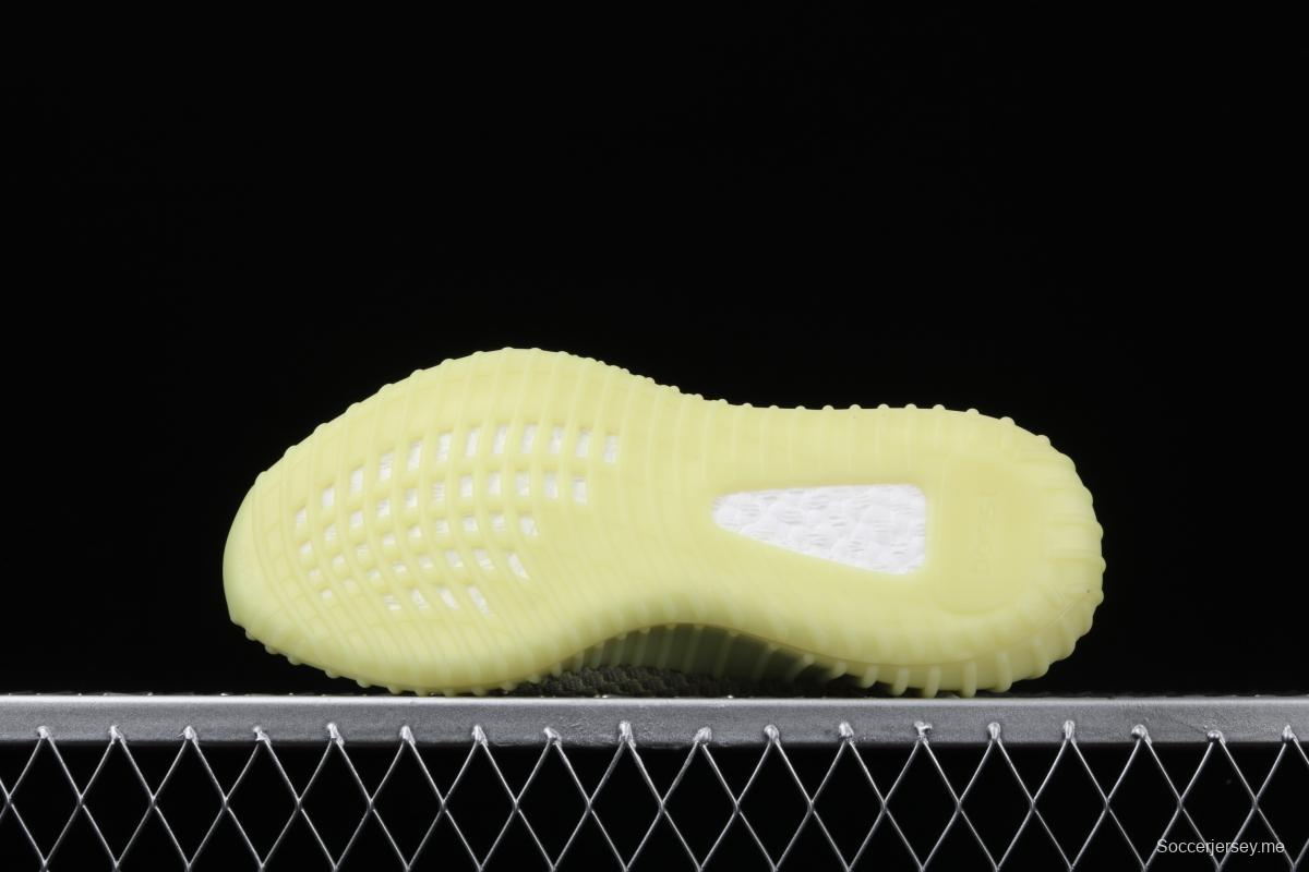 Adidas Yeezy 350 Boost V2 FQ9009 das coconut 350 second generation hollowed-out lemon yellow color matching