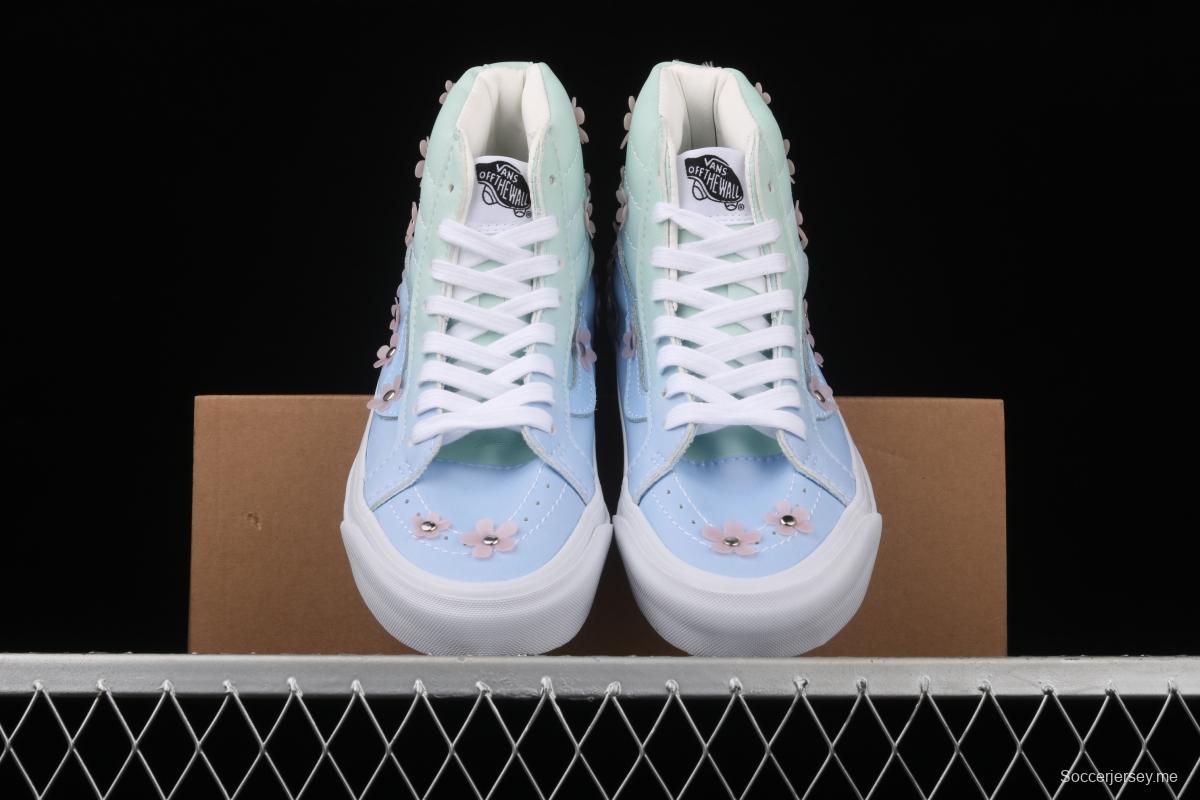 SpongeBob x Vans Sk8-Hi joint series limited high-top casual board shoes VN0A38GF9ZM