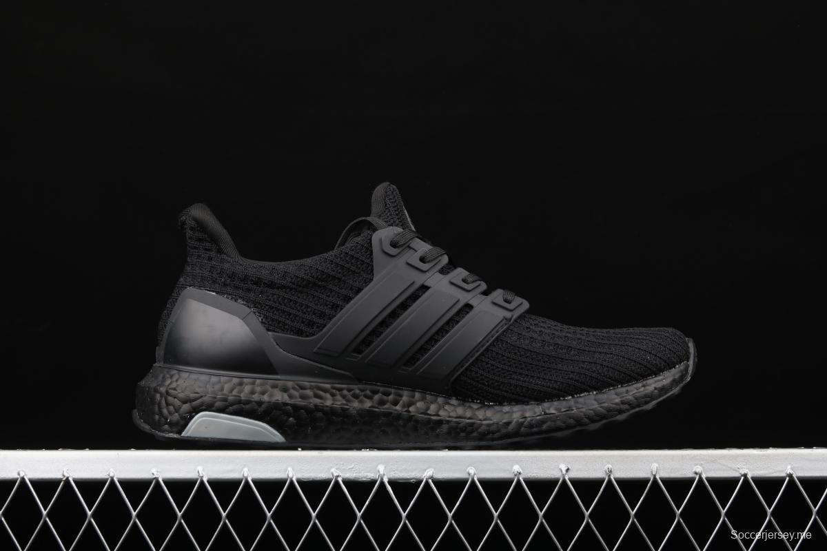 Adidas Ultra Boost 4.0BB6171 fourth generation knitted striped gray-black UB