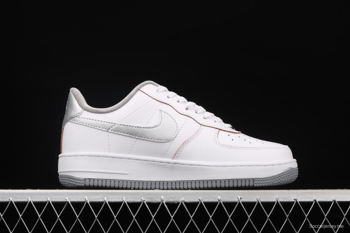 NIKE Air force1 Low labei maker white and blue color matching low-top casual board shoes DC5209-100