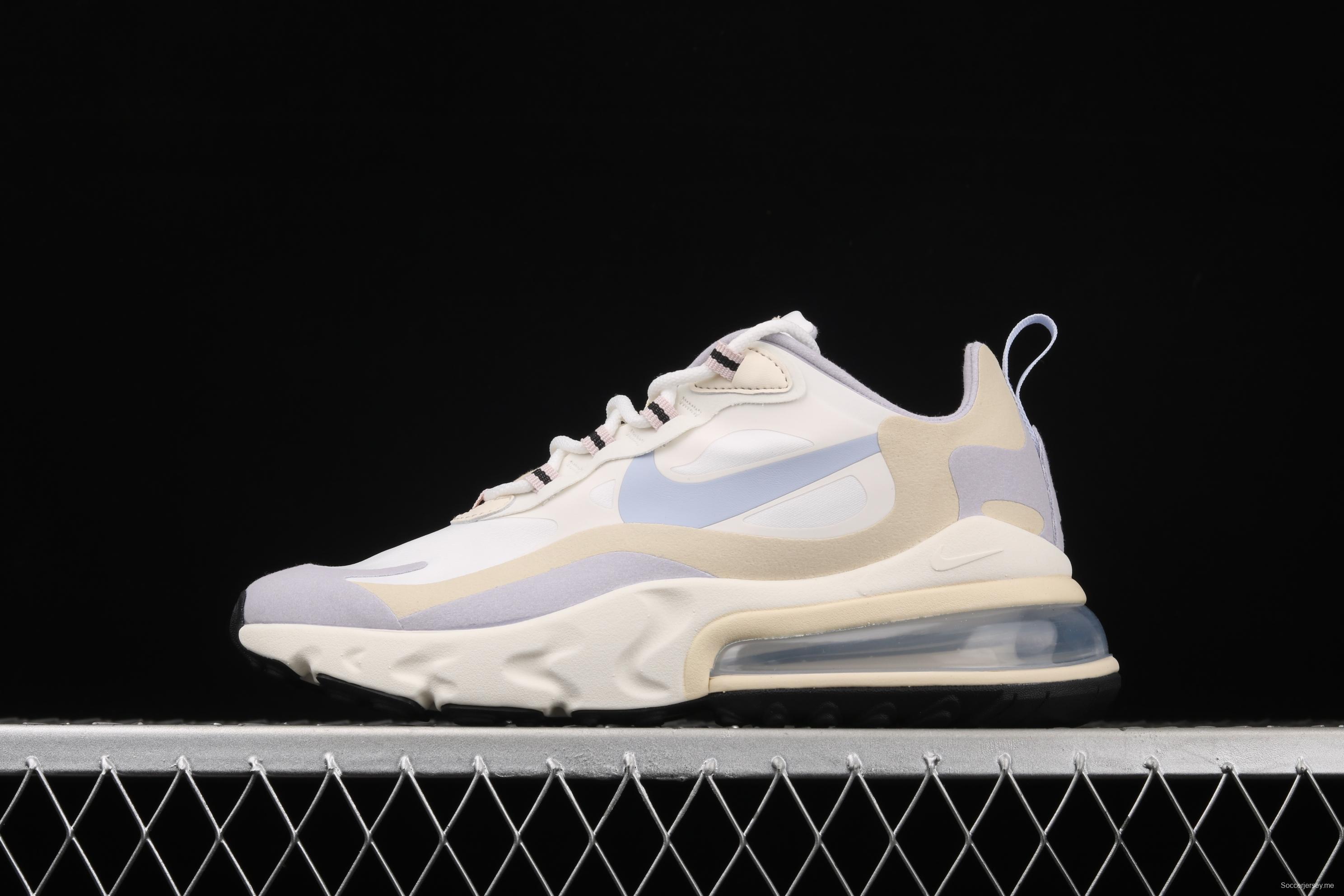 NIKE Air Max 270React new high-frequency mesh function half-palm air cushion running shoes CT1287-100