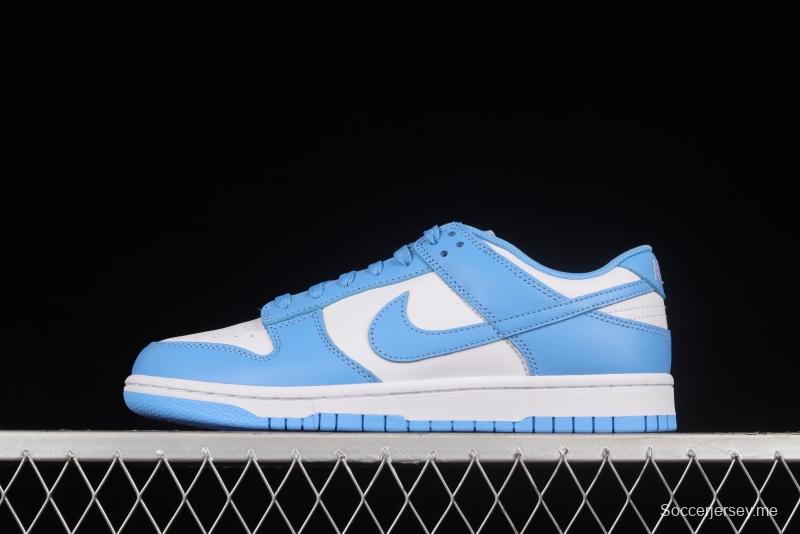 NIKE DUNK Low University Blue white blue North Carolina white and blue dunk series low-top casual sports skateboard shoes DD1391-102