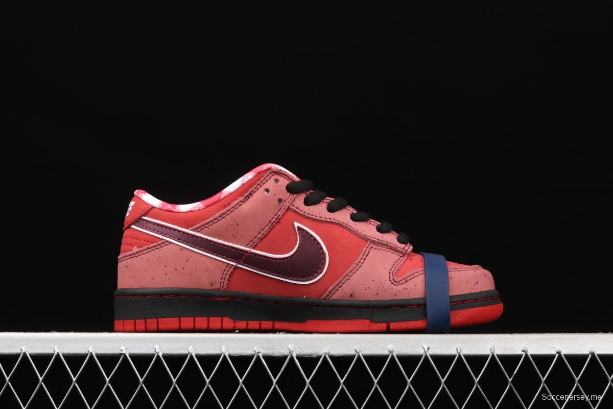 Concepts x NIKE DUNK Low Pro SB Red Lobster red lobster with full head layer 313170-661