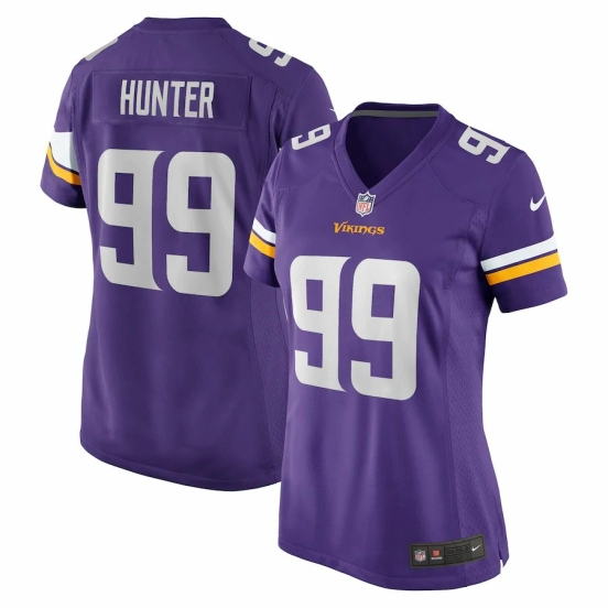 Women's Danielle Hunter Purple Player Limited Team Jersey