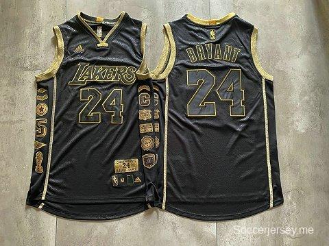 Men's Kobe Bryant Black Retro Classic Team Jersey