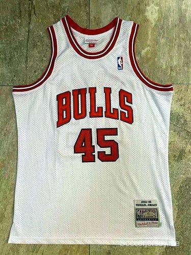 Men's Michael Jordan White Retro Classic Team Jersey