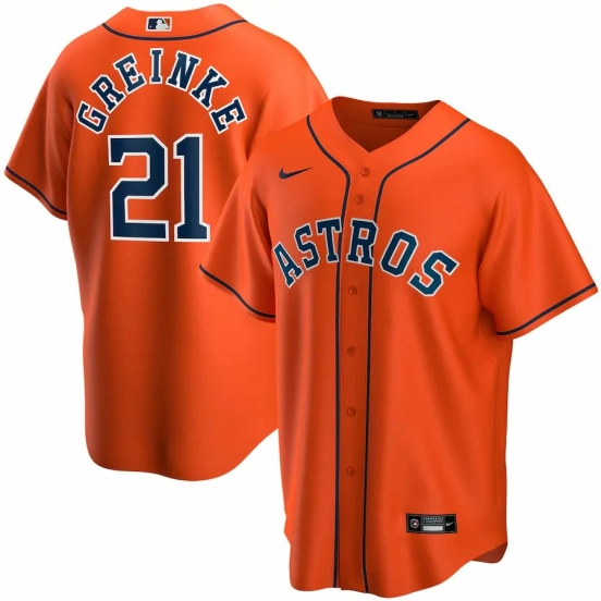 Youth Zack Greinke Orange Alternate 2020 Player Team Jersey