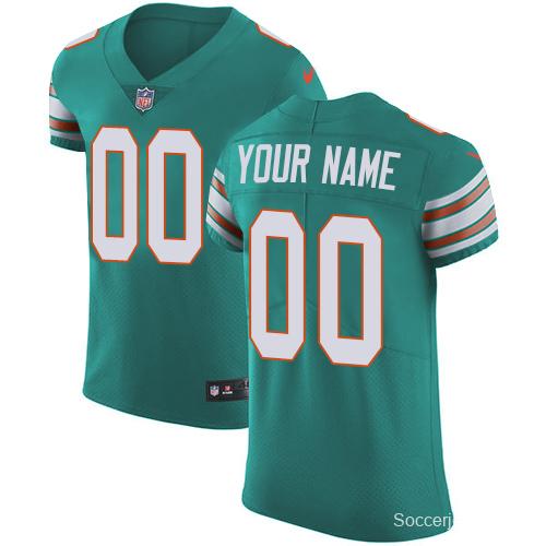 Men's Aqua Alternate Custom Elite Team Jersey