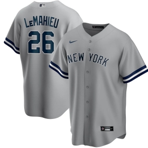 Men's DJ LeMahieu Gray Road 2020 Player Team Jersey