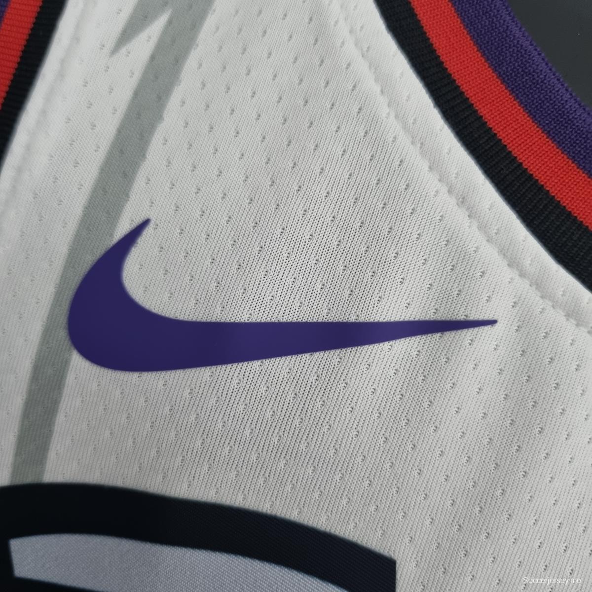 قميص تورونتو رابتورز تورونتو رابتورز ماكريدي # 1 قميص أبيض لكرة السلة للمحترفين
