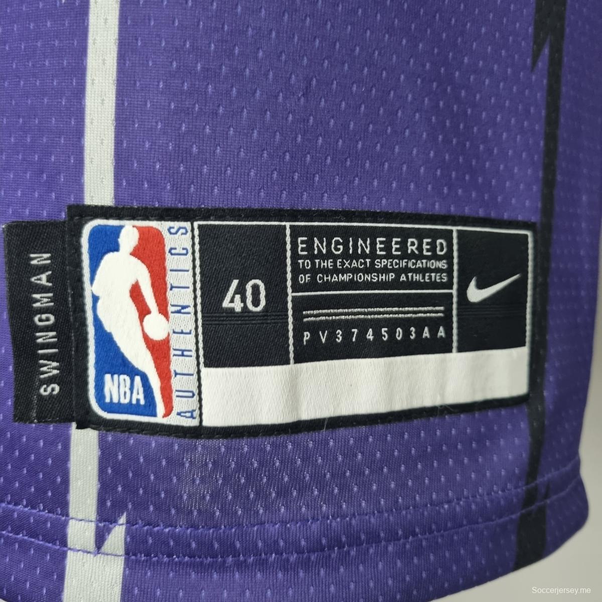 قميص تورونتو رابتورز تورونتو رابتورز كارتر #15 قميص دوري كرة السلة الأمريكي للمحترفين البنفسجي
