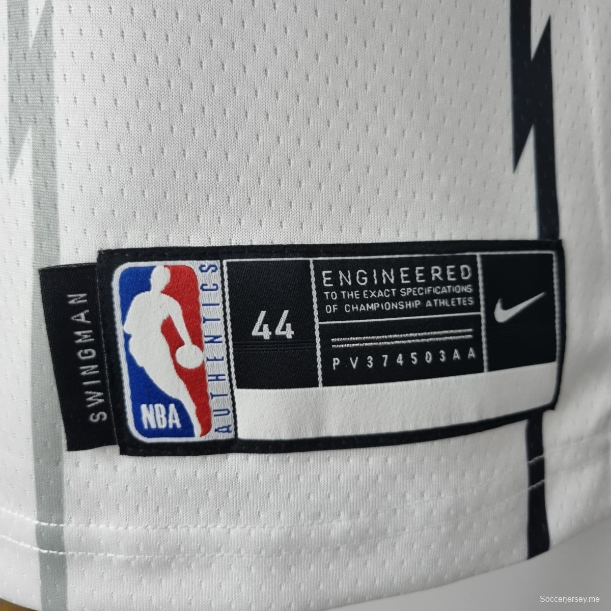 قميص تورونتو رابتورز تورونتو رابتورز كارتر #15 أبيض دوري كرة السلة الأمريكي للمحترفين
