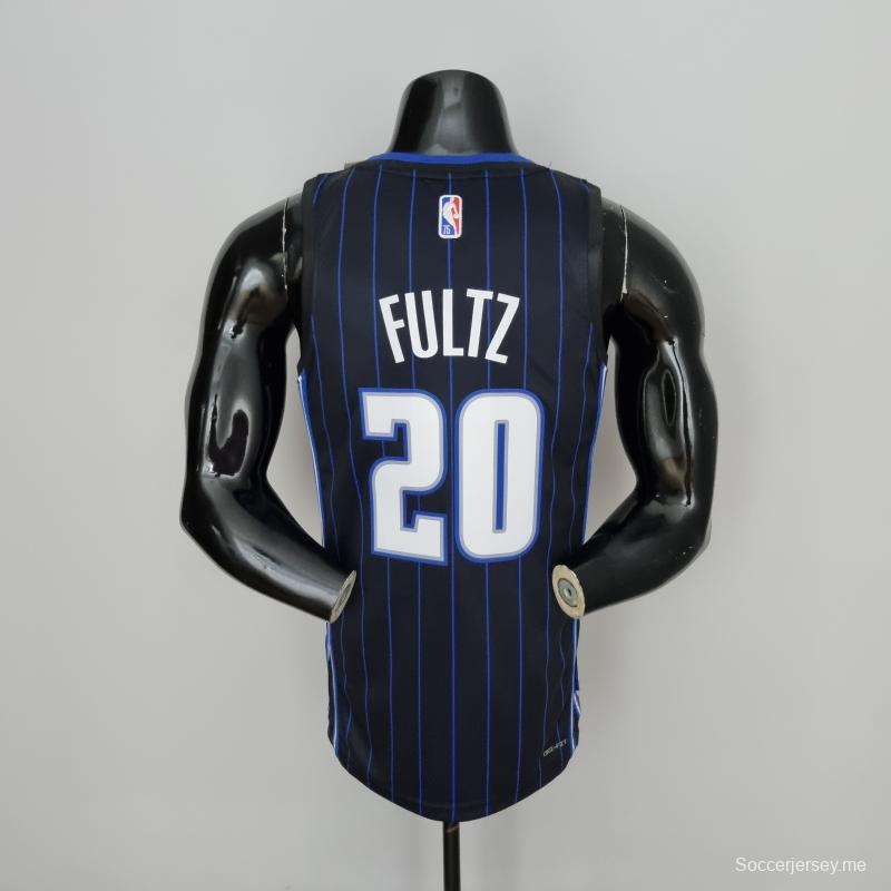 قميص أورلاندو ماجيك أورلاندو ماجيك 75th Anniversary Fultz#20 قميص دوري كرة السلة الأمريكي للمحترفين الأسود
