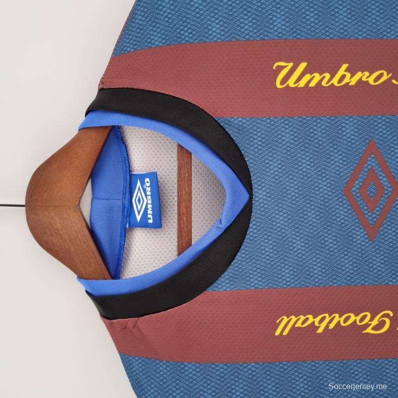 قميص تدريب انتر ميلان 94/95 ريترو أحمر أزرق
