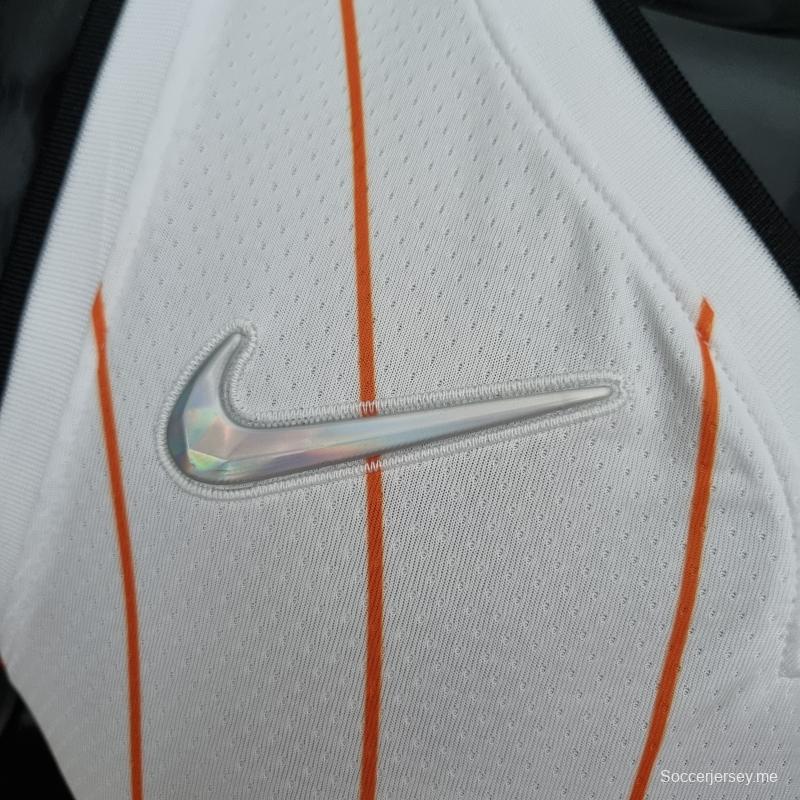 قميص أورلاندو ماجيك أورلاندو ماجيك فولتز #20 قميص دوري كرة السلة الأمريكي للمحترفين باللون البرتقالي الأبيض
