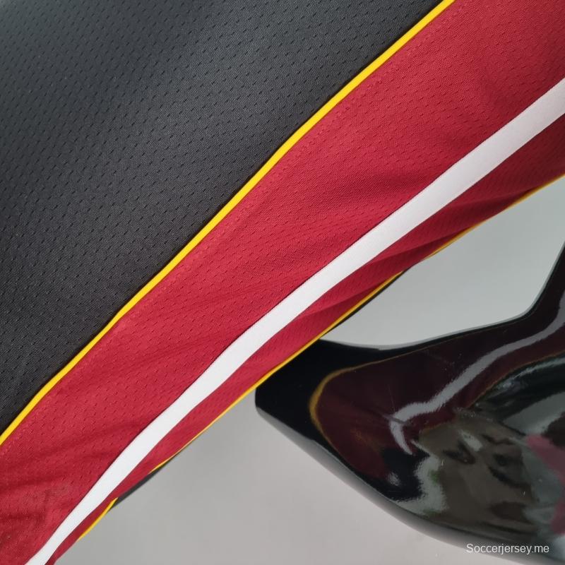 الذكرى السنوية 75 لميامي هيت ميامي هيت OLADIPO#4 قميص دوري كرة السلة الأمريكي للمحترفين أسود
