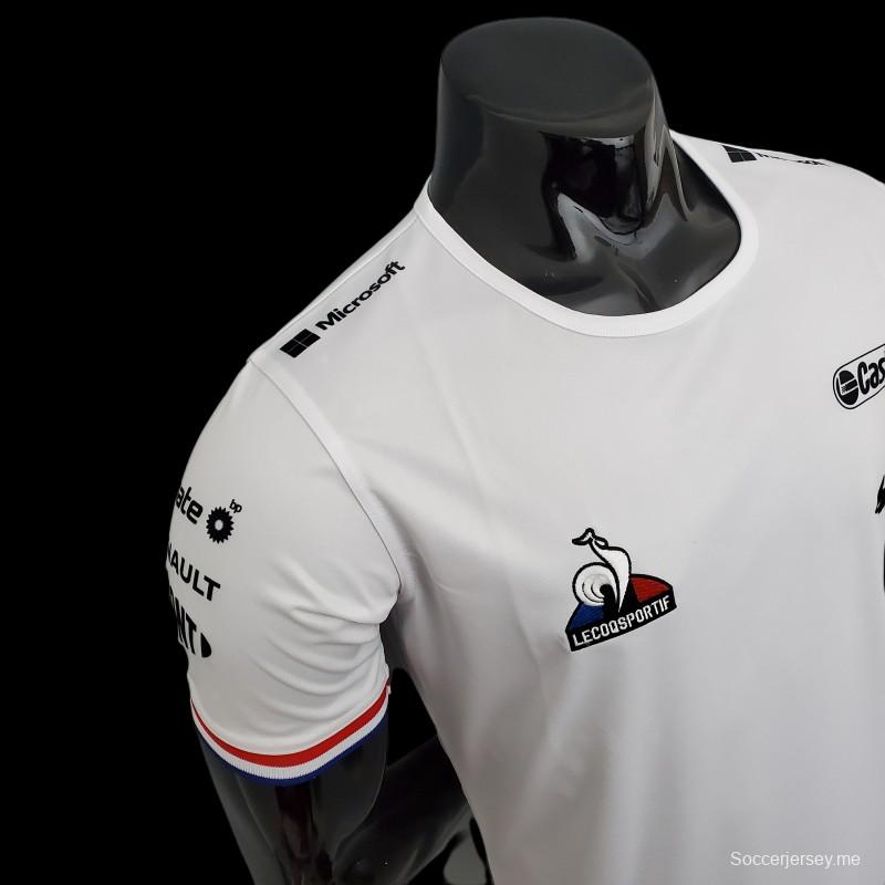 فورمولا 1 فورمولا 1؛ بدلة سباق فورمولا 1 جبلية بيضاء
