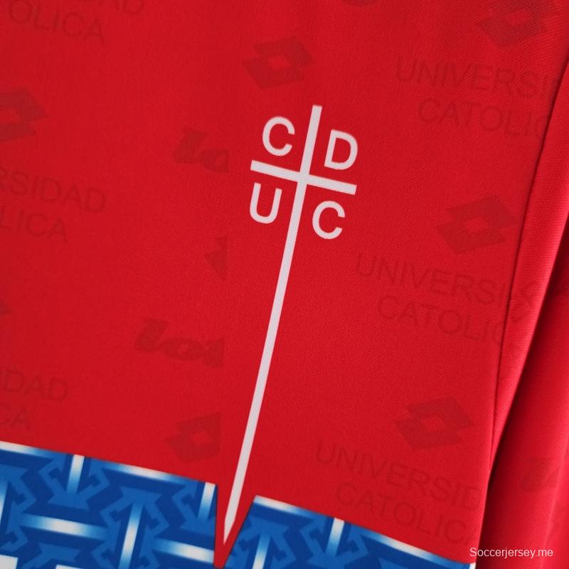 قميص كرة قدم بأكمام طويلة ريترو 1996 ديبورتيفو يونيفرسيونيفيرسياد كاتوليكا الثالث
