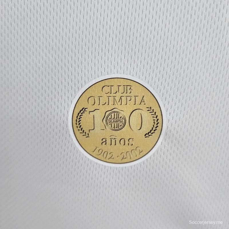 قميص كرة قدم أولمبيا 02/03 ريترو 02/03 أولمبيا
