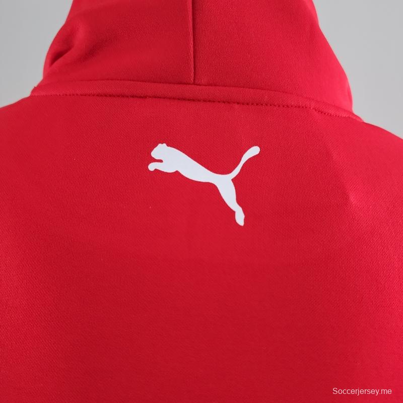 2022 سترة F1 سكوديريا فيراري الحمراء #0002
