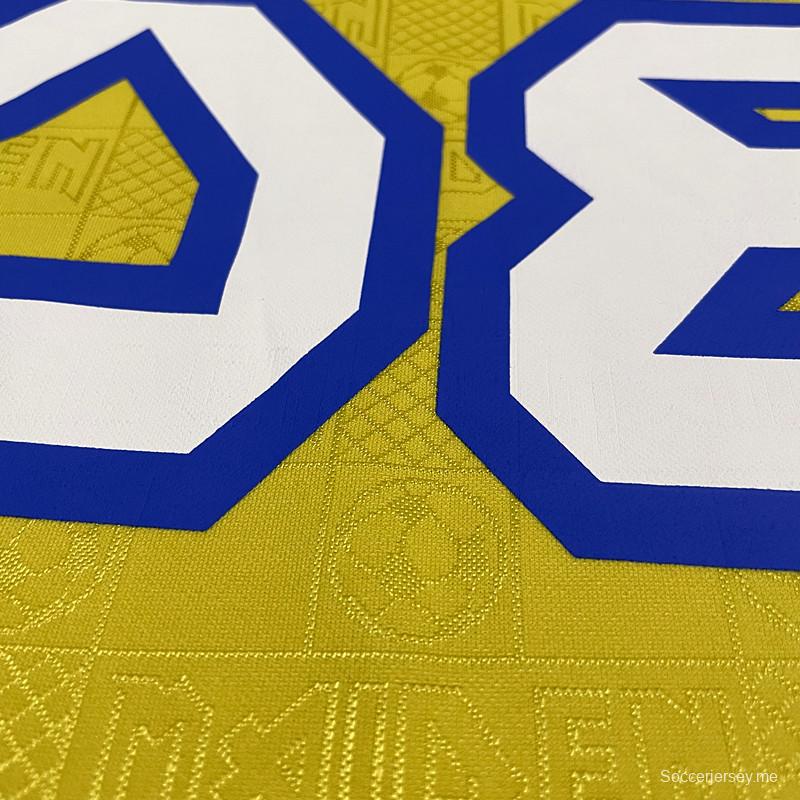 قميص أيرون مايدن أيرون مايدن أصفر قديم 2008 وست هام
