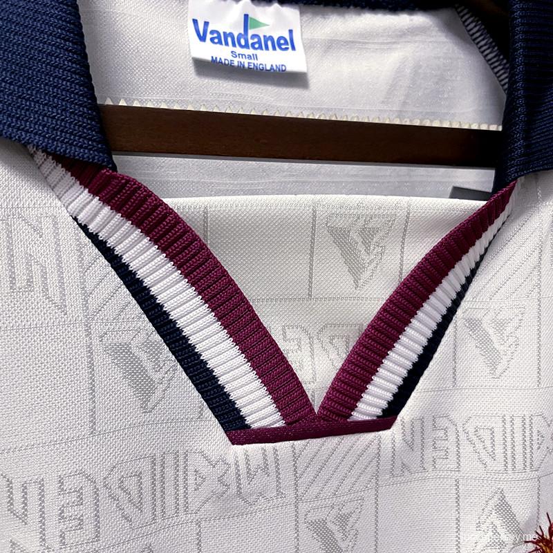 قميص وست هام آيرون مايدن أيرون مايدن لكرة القدم الرجعية لعام 1999
