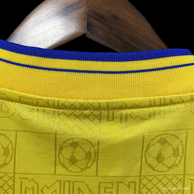 قميص أيرون مايدن أيرون مايدن أصفر قديم 2008 وست هام
