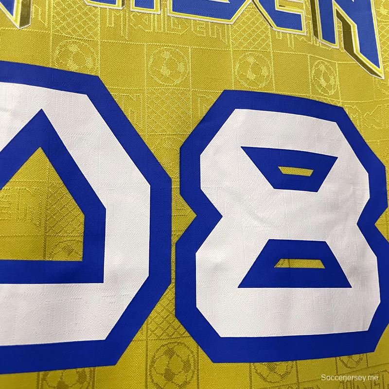 قميص أيرون مايدن أيرون مايدن أصفر قديم 2008 وست هام
