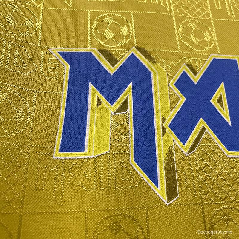 قميص أيرون مايدن أيرون مايدن أصفر قديم 2008 وست هام
