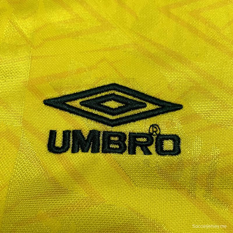 قميص منتخب البرازيل القديم 91/93 ريترو 91/93 لكرة القدم الأساسي
