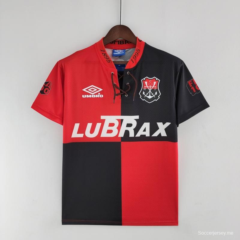 قميص فريق فلامنجو فلامنجو 1994 ريترو 1994 إصدار الذكرى المئوية لصدور قميص كرة القدم الأساسي
