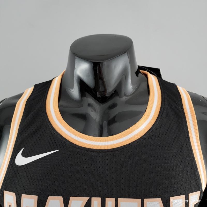 قميص أتلانتا هوكس أتلانتا هوكس يونج #11 المحدود الأسود للرابطة الوطنية لكرة السلة الأمريكية للمحترفين
