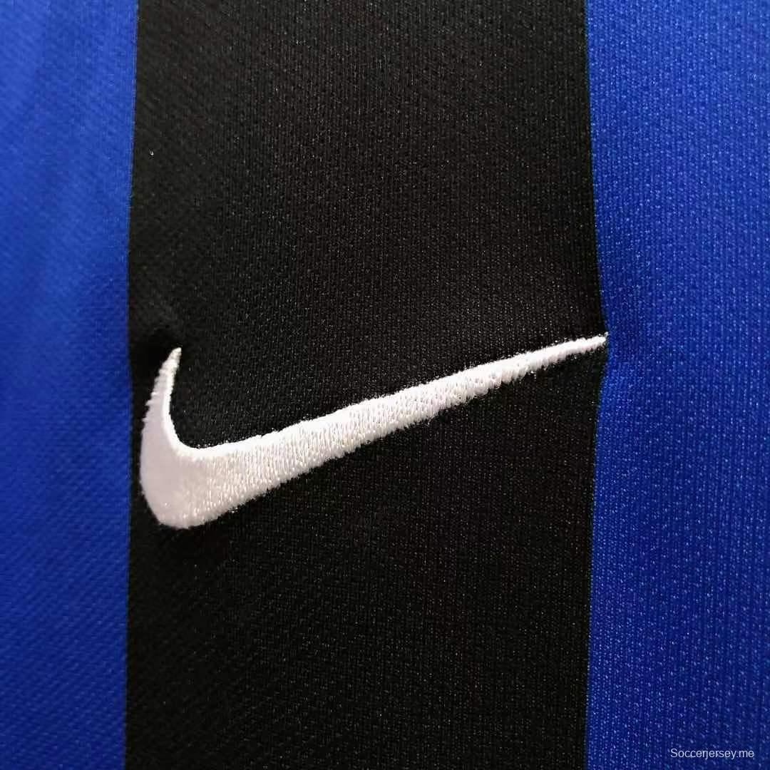 قميص كرة قدم ريترو 08/09 08/09 انتر ميلان الإيطالي نسخة الأبطال الرئيسية
