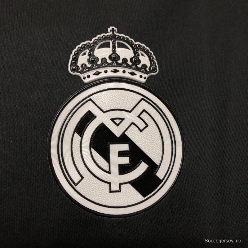 قميص كرة قدم ريترو 14/15 ريال مدريد الثالث دراجون أسود اللون أسود اللون
