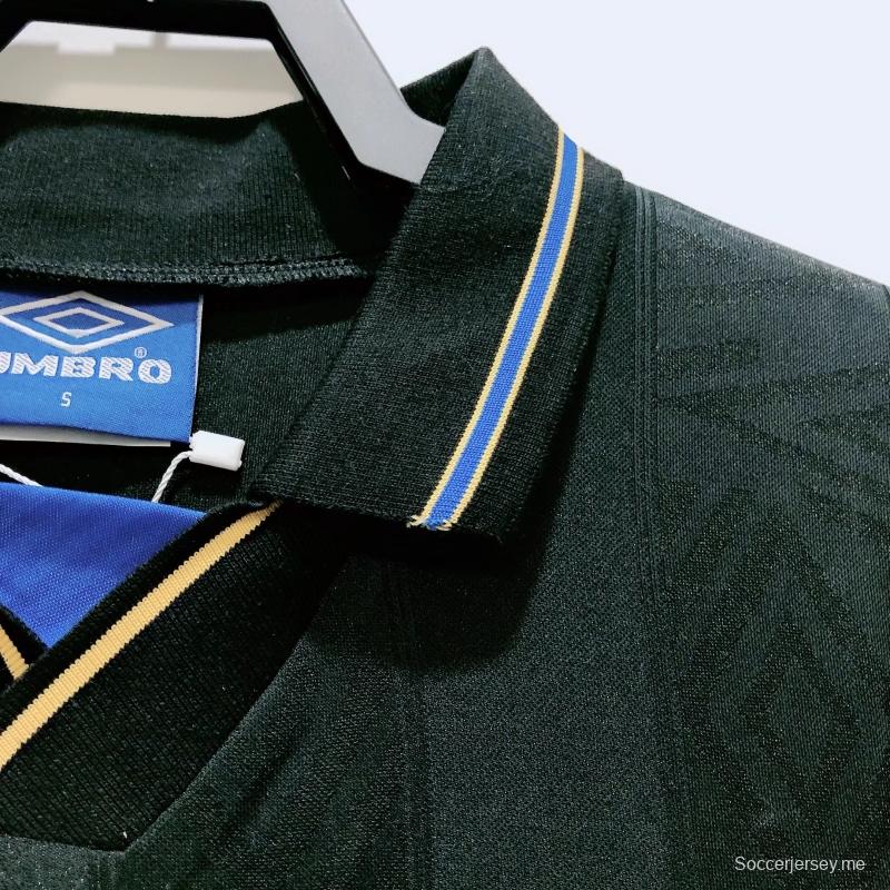 قميص فريق مانشستر يونايتد لكرة القدم 93/94 ريترو 93/94 خارج الديار
