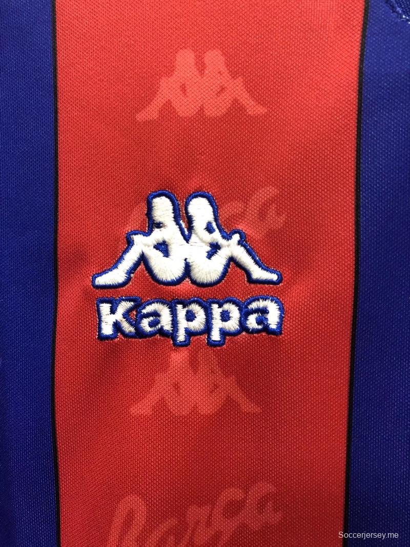 قميص ريترو 96/97 بأكمام طويلة الأكمام من برشلونة
