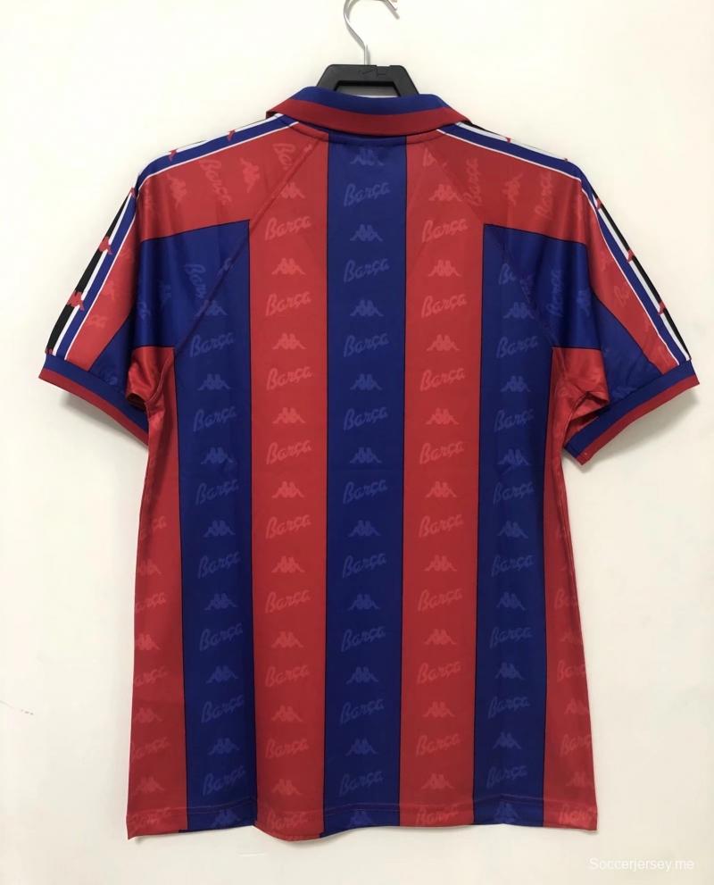قميص قديم 96/97 ريترو برشلونة لكرة القدم الأساسي
