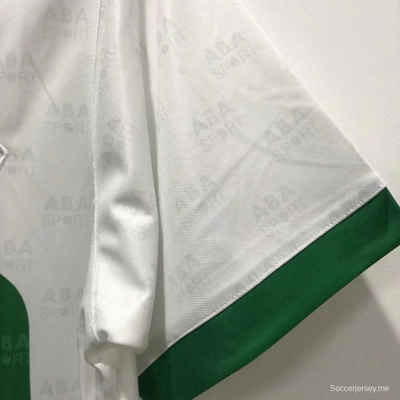 قميص كرة قدم أبيض عتيق موديل 1995 مكسيكو أترو 1995
