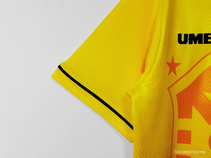 قميص منتخب البرازيل لكرة القدم الأساسي للبرازيل 1993/94 ريترو
