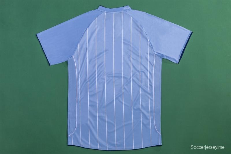 قميص فريق مانشستر سيتي القديم 07/08 ريترو 07/08 لكرة القدم الأساسي لمانشستر سيتي
